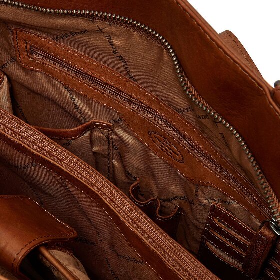 The Chesterfield Brand Wax Pull Up Schultertasche Leder 36 cm Laptopfach