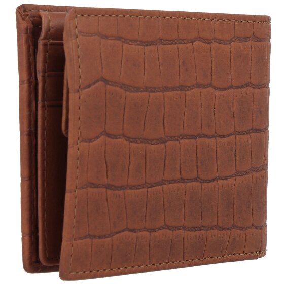 Esquire Dallas Croco Geldbörse RFID Schutz Leder 11 cm