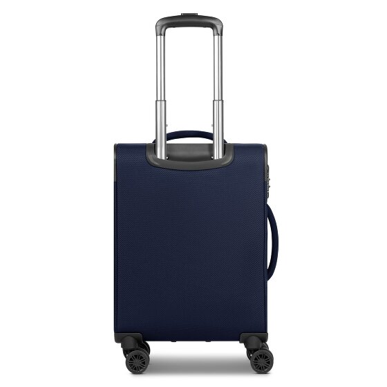 bugatti Valencia Soft 4 Rollen Kabinentrolley S 55 cm mit Dehnfalte