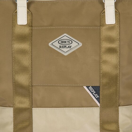 Bric's Replay Sand Woo Shopper Tasche 26 cm