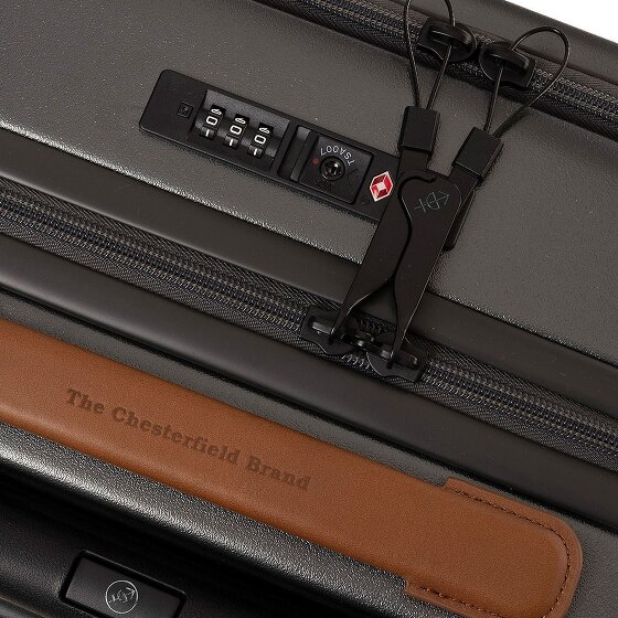 The Chesterfield Brand Zuna 4 Rollen Kabinentrolley S 55 cm Laptopfach