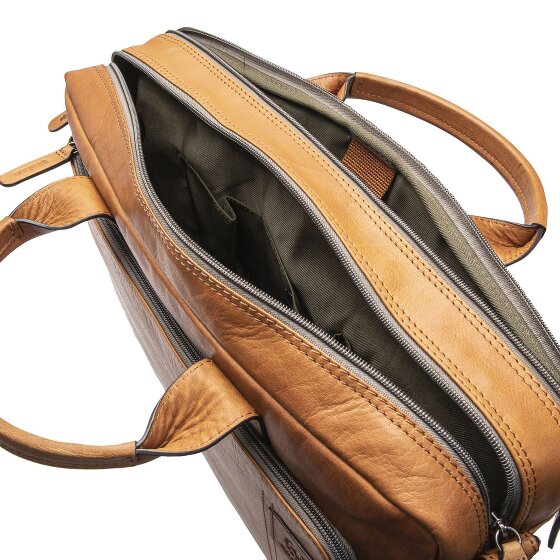 Strellson Hyde Park Charles Aktentasche Leder 39 cm Laptopfach