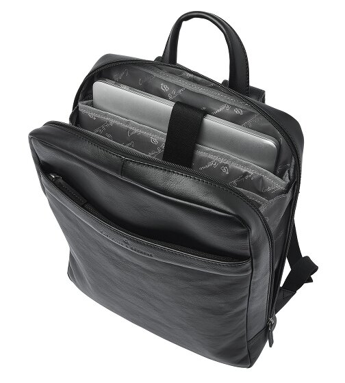 Castelijn & Beerens Daypack RFID Schutz Leder 41 cm Laptopfach