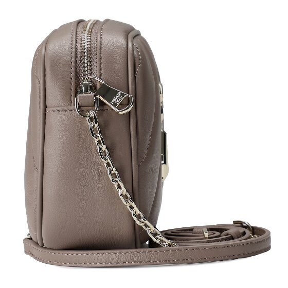 Patrizia Pepe Fly Padded Umhängetasche Leder 19.5 cm