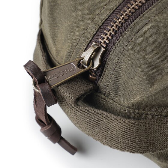 Filson Tin Cloth Kulturbeutel Leder 23 cm