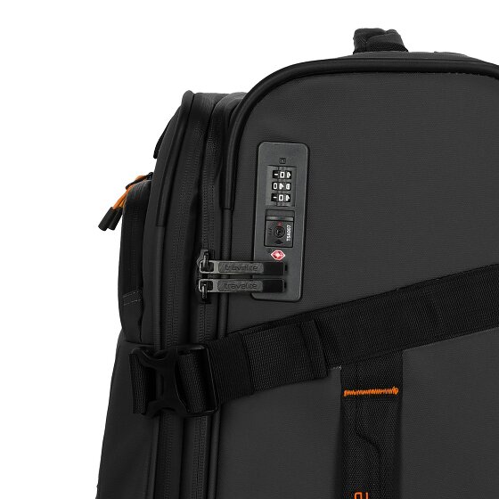 Travelite Briize 4 Rollen Trolley M 67 cm mit Dehnfalte