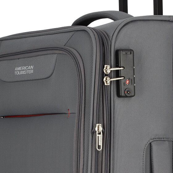 American Tourister Street Roll 4 Rollen Kofferset 3-teilig mit Dehnfalte