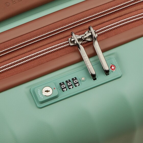 Delsey Paris Carrousel 2 4 Rollen Kabinentrolley 55 cm mit Dehnfalte