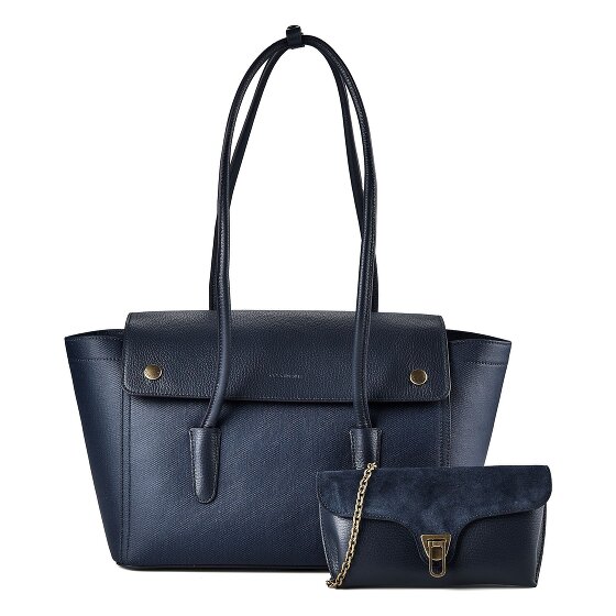 Coccinelle Double Beat Schultertasche Leder 33 cm
