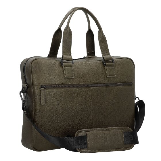 Burkely Minimal Mason Aktentasche Leder 41 cm Laptopfach