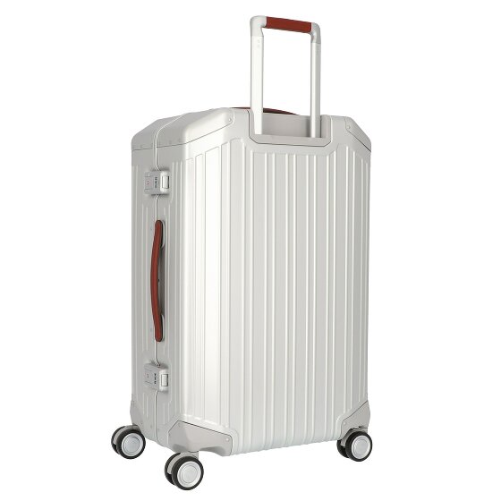 Piquadro Alu 4-Rollen Trolley Aluminium 69 cm