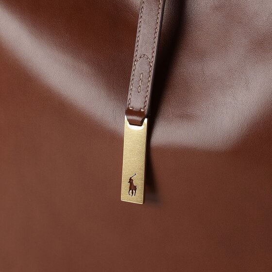 POLO RALPH LAUREN Polo ID Schultertasche Leder 44 cm