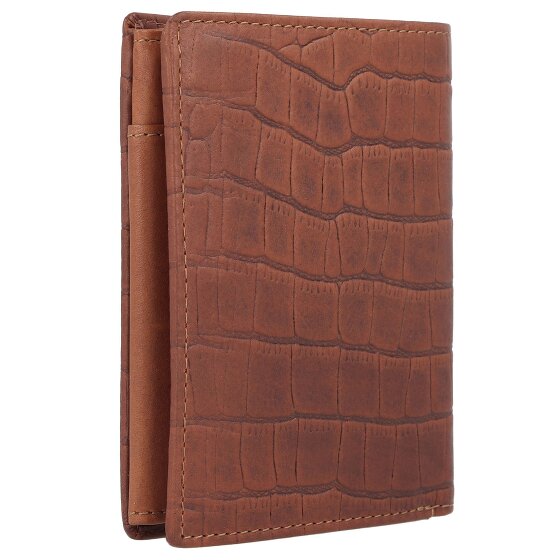 Esquire Croco Geldbörse RFID Schutz Leder 10 cm