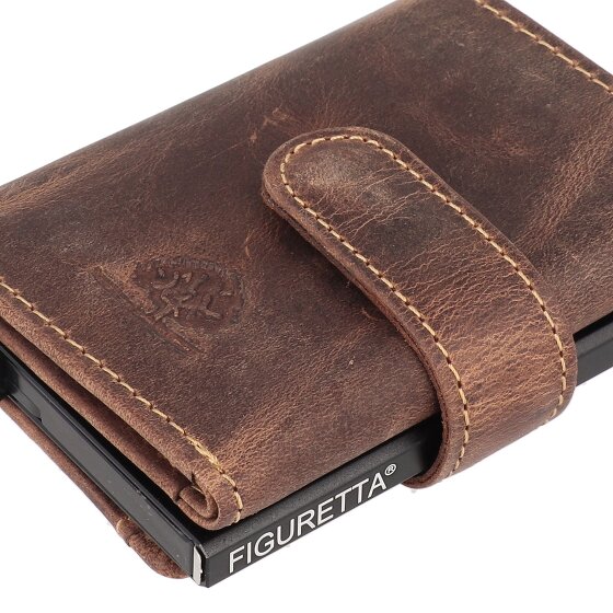 Greenburry Vintage Geldbörse RFID Schutz Leder 10 cm