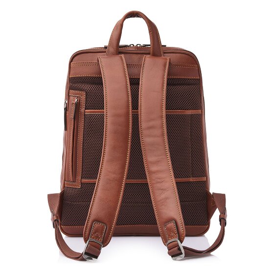 Castelijn & Beerens Daypack RFID Schutz Leder 42 cm Laptopfach