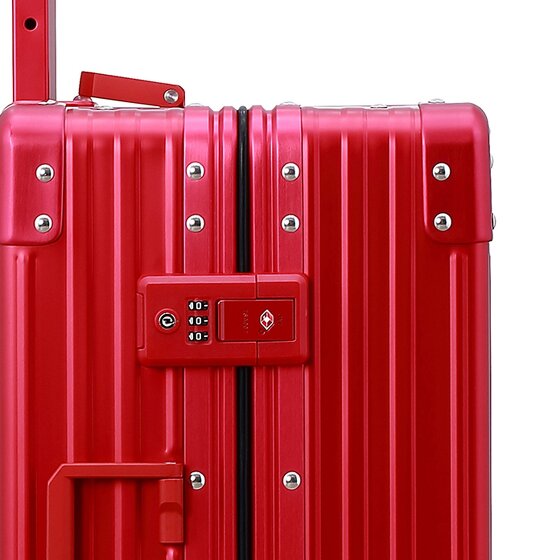 Aleon Traveler International 4-Rollen Kabinentrolley Aluminium 55 cm