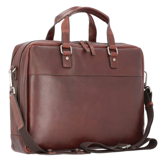 Leonhard Heyden Roma Aktentasche Leder 41 cm Laptopfach