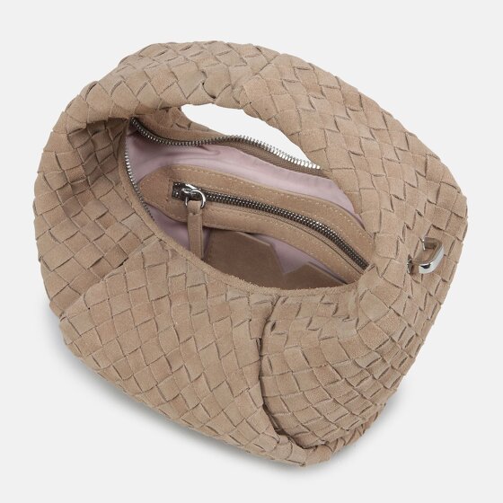 LES VISIONNAIRES Greta mini weave Handtasche Leder 20 cm