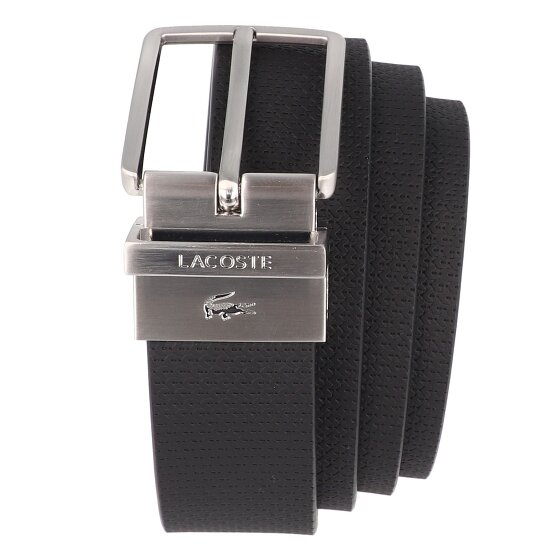 Lacoste Embossed Mono Box Wendegürtel Leder