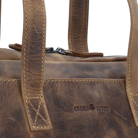Greenburry Vintage Schultertasche Leder 35 cm