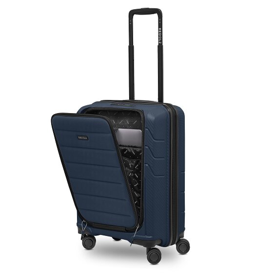 Redolz Essentials 17 4-Rollen Kabinentrolley 55 cm Soft-Pocket Laptopfach