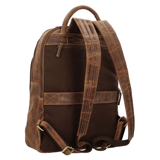 Greenburry Vintage Daypack Leder 43 cm Laptopfach