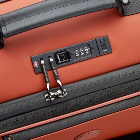 Delsey Paris Turenne Soft 4 Rollen Kabinentrolley 56 cm mit Dehnfalte