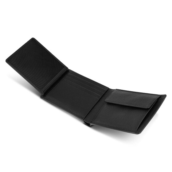 Redolz Leather Essentials QF Geldbörse RFID Leder 12 cm ausklappbar