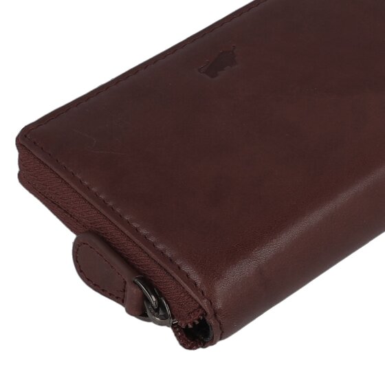Braun Büffel Arezzo Kreditkartenetui RFID Schutz Leder 11.5 cm