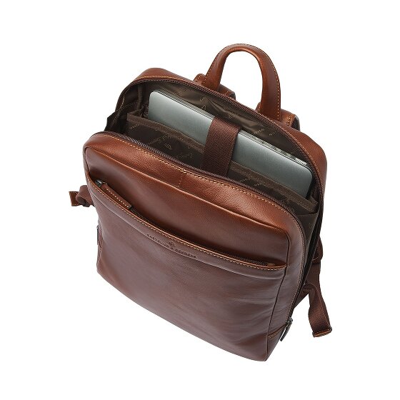 Castelijn & Beerens Daypack RFID Schutz Leder 41 cm Laptopfach