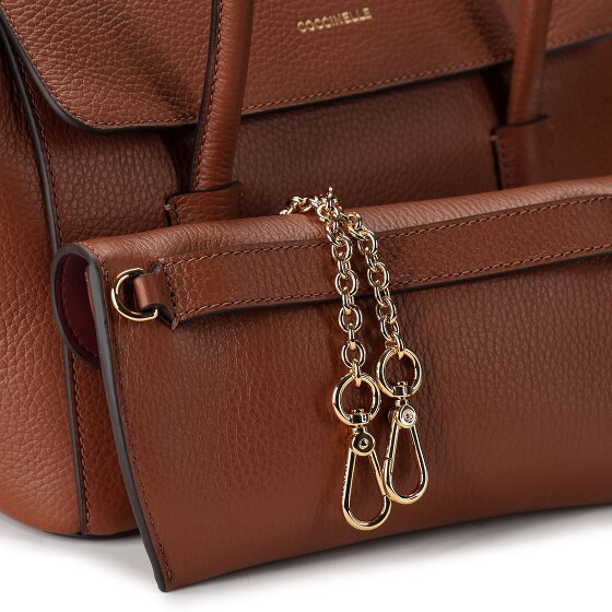 Coccinelle Double Beat Schultertasche Leder 31 cm