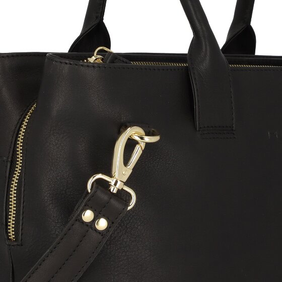 Plevier Structure Antilla Schultertasche RFID Schutz Leder 40 cm Laptopfach