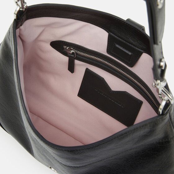 LES VISIONNAIRES Elisa Rivet Umhängetasche Leder 40 cm