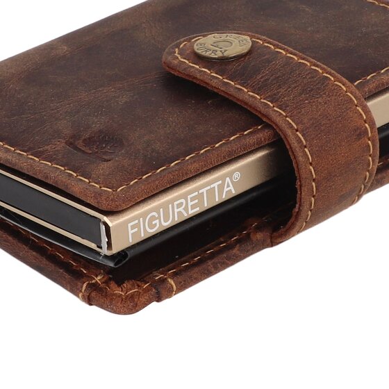 Greenburry Vintage Geldbörse RFID Schutz Leder 7.5 cm