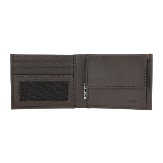 oxmox Leather Geldbörse RFID Schutz Leder 11 cm