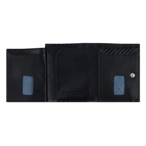 bugatti Secure Slim Geldbörse RFID Schutz Leder 8 cm