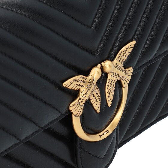 PINKO Love One Umhängetasche Leder 26.5 cm