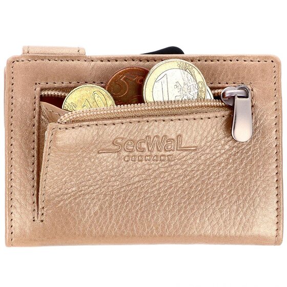 SecWal Kreditkartenetui Geldbörse RFID Leder 9,5 cm