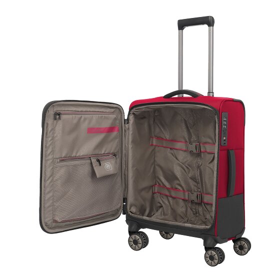 Travelite Crosslite 5.0 4 Rollen Kabinentrolley S 55 cm Laptopfach
