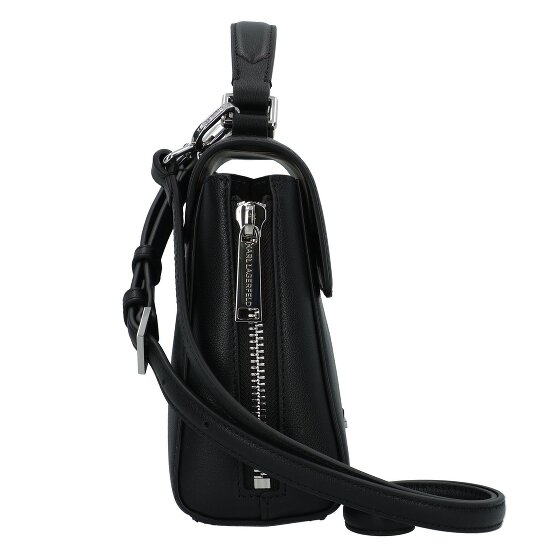 Karl Lagerfeld Behind the Seams Handtasche Leder 24 cm mit Dehnfalte