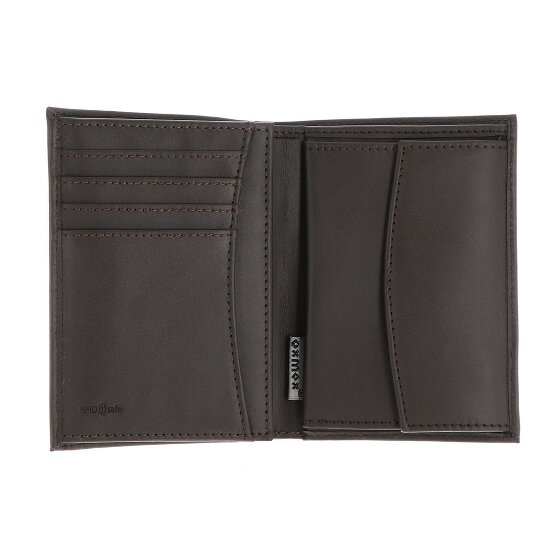 oxmox Leather Geldbörse RFID Schutz Leder 10 cm