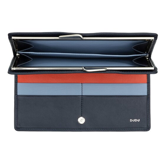 DuDu Geldbörse RFID Schutz Leder 19.5 cm