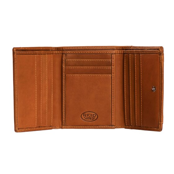 The Chesterfield Brand Wax Pull Up Geldbörse RFID Schutz Leder 11 cm