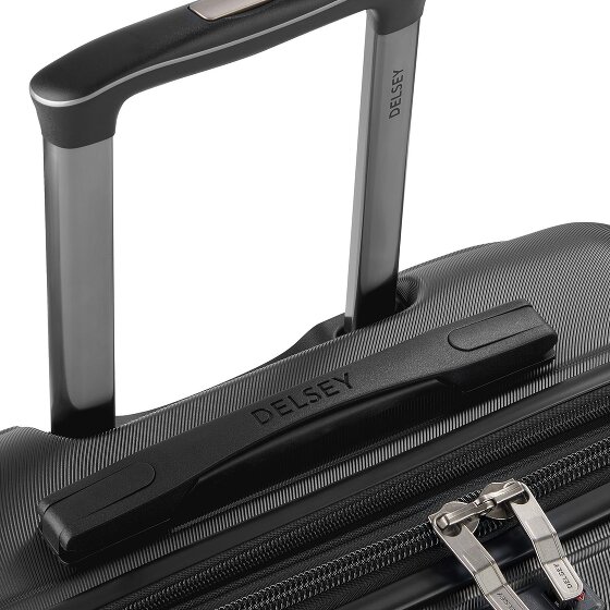 Delsey Paris Meteor 4 Rollen Trolley 68 cm mit Dehnfalte