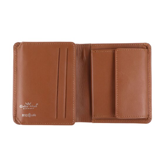 Golden Head Polo Geldbörse RFID Schutz Leder 8.5 cm
