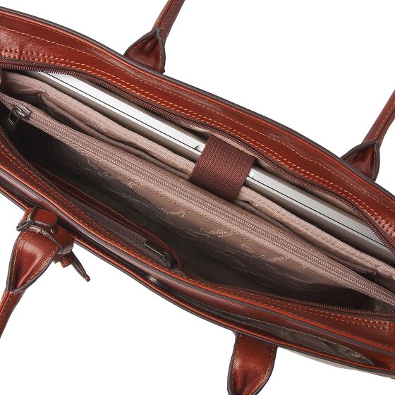 Castelijn & Beerens Ellen Schultertasche Leder 40 cm Laptopfach