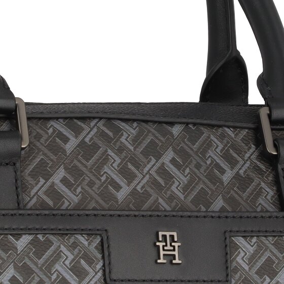 Tommy Hilfiger TH Monogram Aktentasche Leder 40 cm Laptopfach Tommy Hilfiger TH Monogram Aktentasche Leder 40 cm Laptopfach