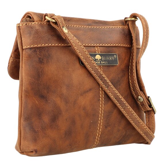 Greenburry Vintage Umhängetasche Leder 25 cm