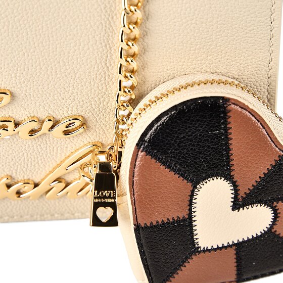 Love Moschino Heart Charm Handtasche Leder 21 cm