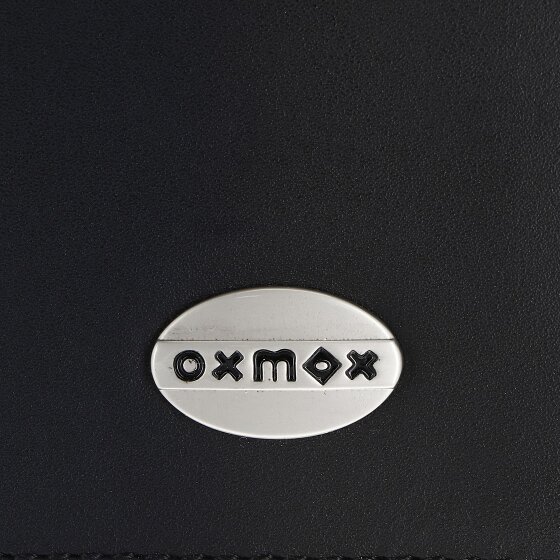 oxmox Leather Geldbörse RFID Schutz Leder 12.5 cm
